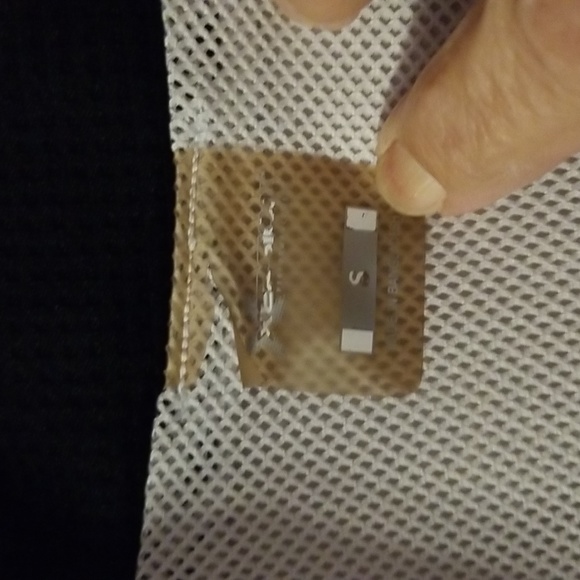 Black and White Windbreaker Jacket Small: B - Picture 2 of 4